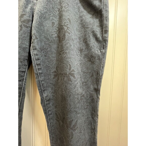 CAbi  Skinny Jeans Pacific Blue Curvy Lace Print Modern‎ Stretch COMFORT WM SZ 6 - Picture 6 of 12